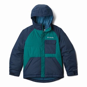 Columbia Casual Slopes™ Jacka Pojkar MörkGröna/Marinblå (QMEKY4129)